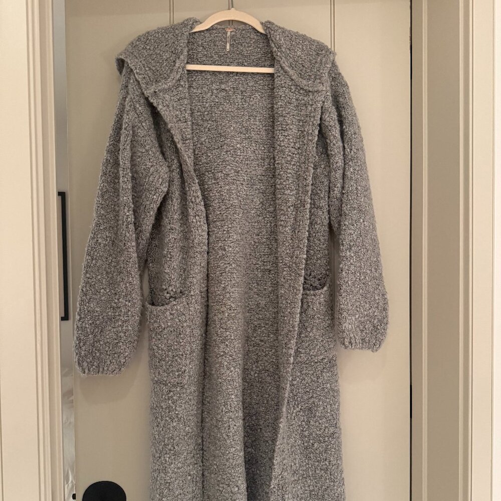 Free People Obi Boucle Long Cardi